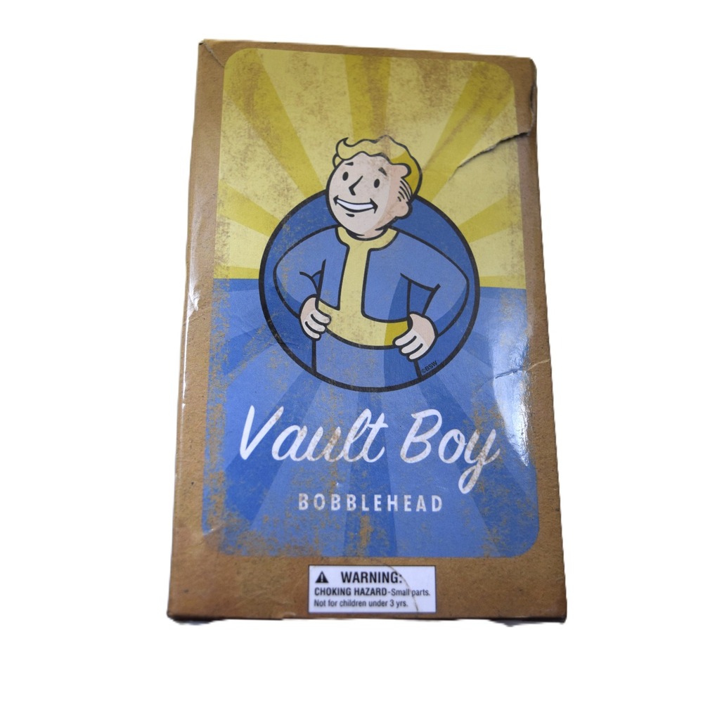 Bethesda Fallout 4 Vault Boy Bobblehead Vault 111 Blue Good 5 Inch Figure